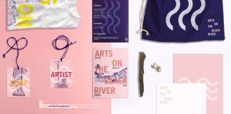 Black River Festival stationery set.