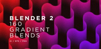 160 Gradient Blend Shapes and Graphics by RuleByArt