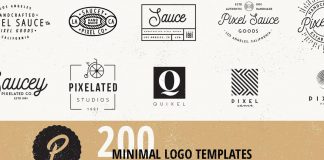 200 logo templates by Pixel Sauce