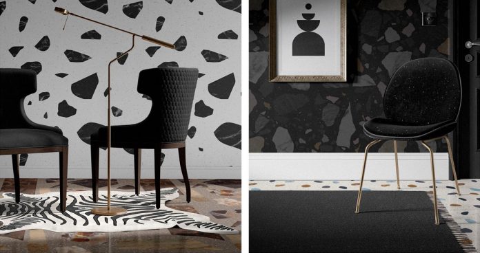 12 terrazzo seamless patterns.