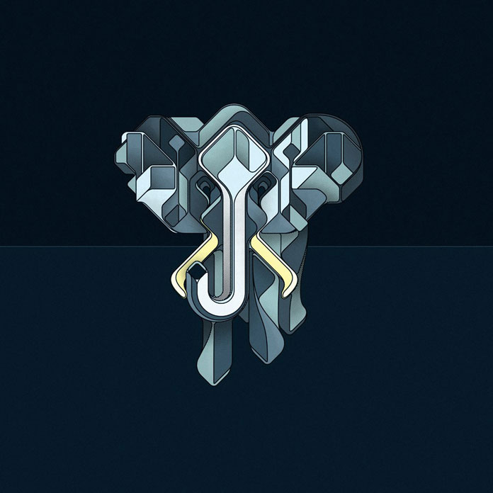 Elephant graphic.