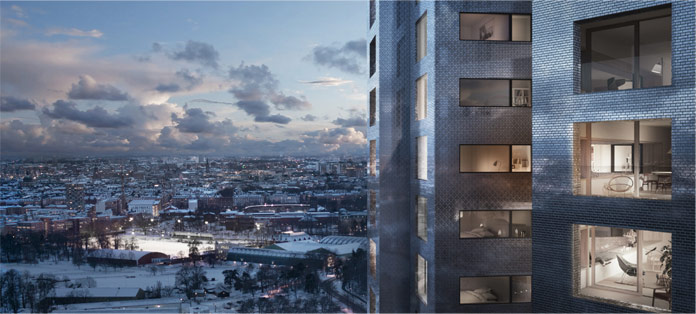Architecture 90 meters above ground.