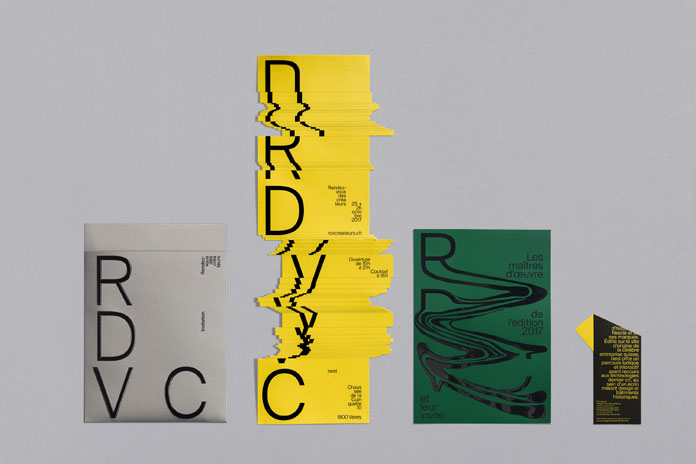 Graphic design and art direction by Balmer Hählen for Rendez-vous des créateurs 2017.