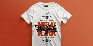 A T-Shirt Mockup Generated with A! by Grkic Creative