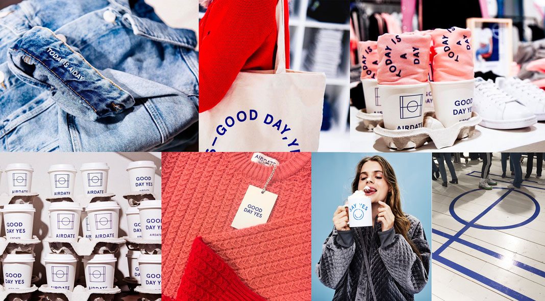 Airdate - Men at Work - fashion label branding by Marta Veludo