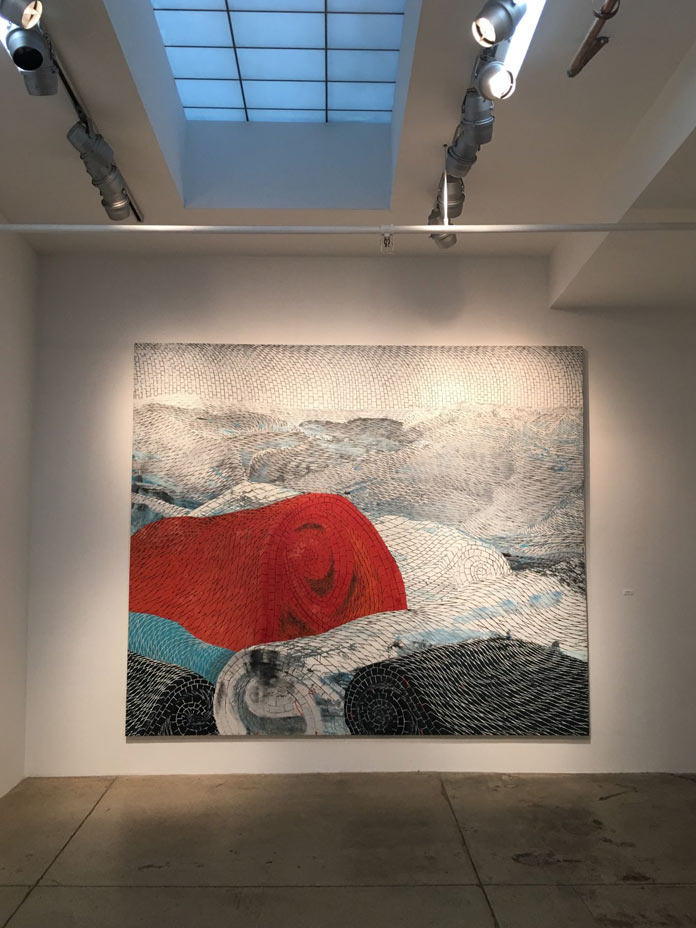Painter Andy Piedilato at Danese/Corey.