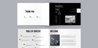 Architecture Portfolio Brochure Template by DesignCoach