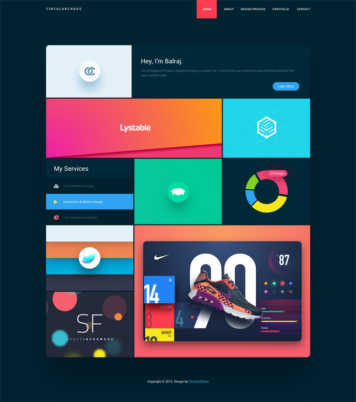Balraj Chana's new portfolio website