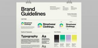 Brand Guidelines Poster Template by BrandPacks