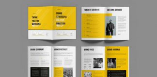 Brand Strategy Brochure Template by DesignCoach