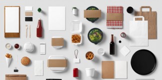 Burger Bar Stationery Mock-Up