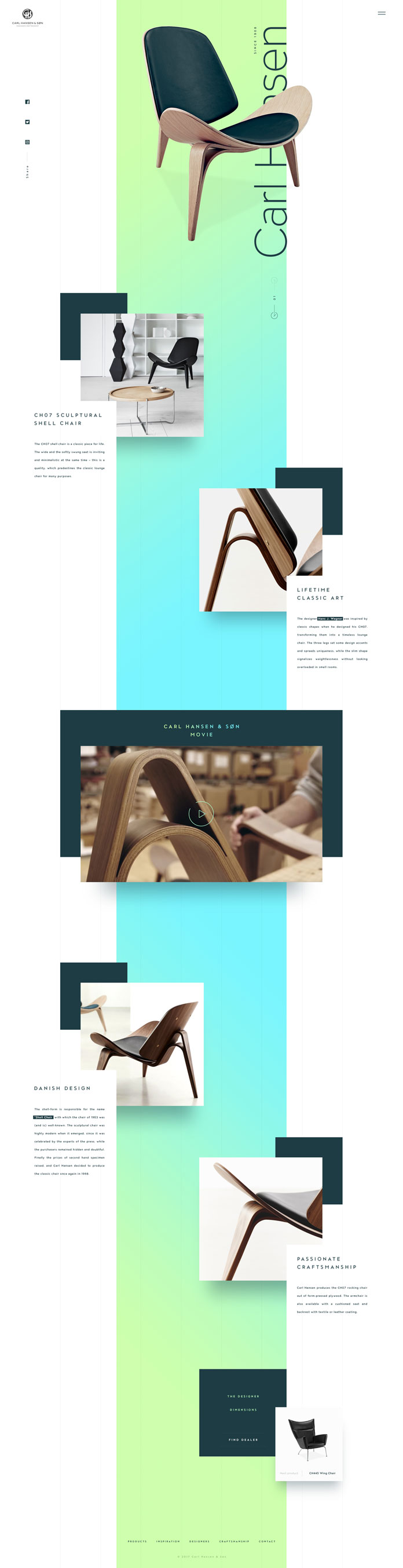 Carl Hansen & Søn - Product page exploration