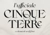 Cinque Terre Font by SilverStag