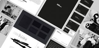 Clinique Vestimentaire branding by Vivien Bertin.