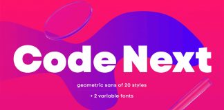 Code Next font family by Fontfabric.