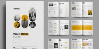Company Profile Brochure Layout by ContestDesign