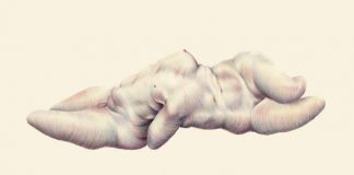 Contortion drawing series by Ingrid Maillard.