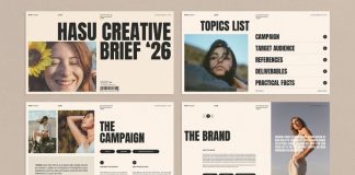 Creative Brief Presentation Template by TemplatesForest