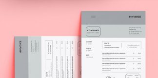 Customizable and Printable Invoice Template by DesignCoach