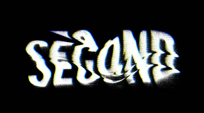 Displaced Glitch Text Effect Photoshop Mockup