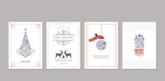 Download Christmas and holiday cards as fully editable graphic design templates.