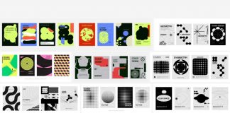 Download minimalist abstract design templates as vector graphics for posters and other design applications.