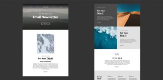 E-Mail Newsletter Template for Adobe InDesign