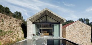 House NaMora, an agricultural property transformed into a modern villa by two architects, Filipe Pina and David Bilo