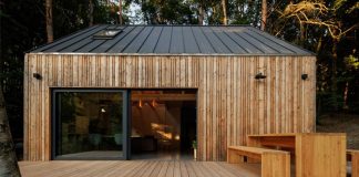 Hytta is a contemporary wooden cabin designed to offer a tranquil escape for imaginative individuals.