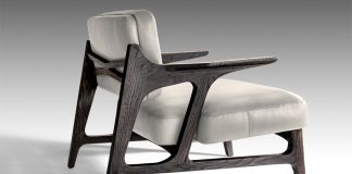 Miles armchair by interior design studio OKHA