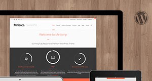 Minicorp WordPress corporate theme