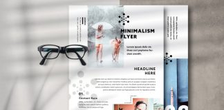 Minimal Flyer InDesign Template