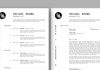 Minimal Resume Template Design