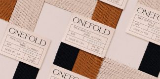 Onefold branding by graphic design studio Futura.