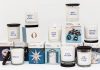 Packaging design by Marina Goñi Studio for the candle collection of The Singular Olivia