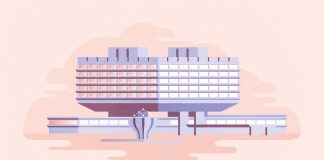 Prague's Brutalist Buildings Illustrated by Tomas Brechler