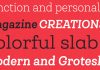 Queulat Soft font family from Latinotype.