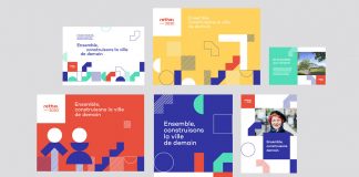 Rethel 2030 branding by Graphéine