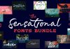 Sensational Fonts Bundle.