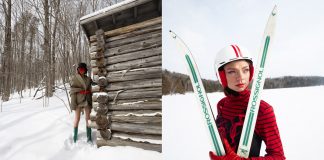 Snow Time: ski and winter inspired fashion photography by Florine Pellachin.
