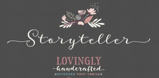 Storyteller font family from My Creative Land.