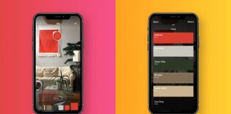 Swatches color picker iOS app.