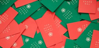 Tea House Hanoi brand and packaging design by Hung Le Ngoc.