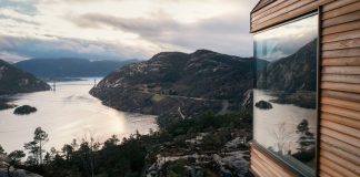 The Bolder: Three luxury cabins hovering over the fjord landscape of Norway