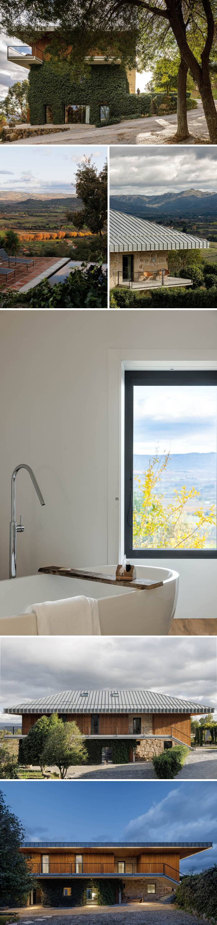 The Vagar Country House by architects David Bilo and Filipe Pina.