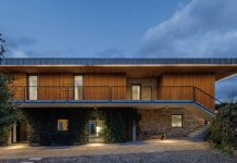 The Vagar Country House by architects David Bilo and Filipe Pina.