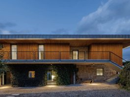 The Vagar Country House by architects David Bilo and Filipe Pina.