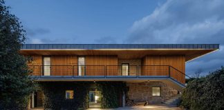 The Vagar Country House by architects David Bilo and Filipe Pina.