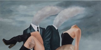 They know well how to use this poison, oil painting on canvas in the size of 150 x 150 cm.