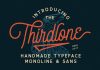 Thirdlone Font Duo plus Bonus Vector Illustrations.